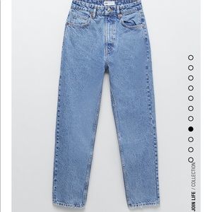 Zara mom jeans